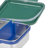 Lunchbox stainless steel - Little Gang - Rainbow Green