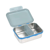 Lunchbox stainless steel - Sunny Explorer - groen/blauw