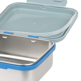 Lunchbox stainless steel - Sunny Explorer - groen/blauw