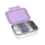 Lunchbox stainless steel - Little Gang - Heart Lilac - Lässig