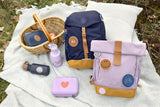 Lunchbox stainless steel - Little Gang - Heart Lilac - Lässig