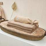 Deken Mini Knots - Sand - Meyco