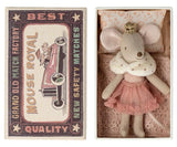 Princess mouse - little sister in matchbox - Maileg