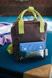 Rugzak small - Better together Envelope Bronze brown