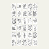 Refill voor Kidydraw Mini tekentablet - Once Upon a Time & Animals