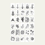 Refill voor Kidydraw Mini tekentablet - Dinosaurussen & Galaxy