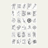 Refill voor Kidydraw Mini tekentablet - Animals Around the World & Oceans and Pirates