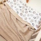 Deken waffle Cotton - Sand - Meyco