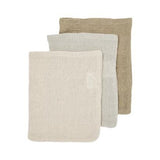 3-pack Hydrofiele doeken pre-washed - Soft Sand/Greige/Taupe - Meyco