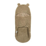 Wikkeldeken teddy - Bear Warm Brown - Meyco