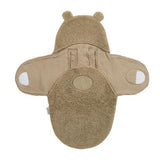 Wikkeldeken teddy - Bear Warm Brown - Meyco