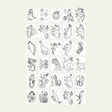 Refill voor Kidydraw Mini tekentablet - Dinosaurussen & Galaxy