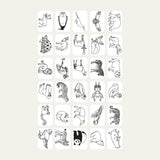 Refill voor Kidydraw Mini tekentablet - Animals Around the World & Oceans and Pirates