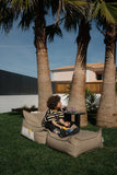 Outdoor Square Ottoman - Dune