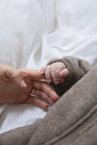 Onesie aus Wolle - Walnut Mélange - Engel Natur