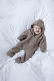 Onesie aus Wolle - Walnut Mélange - Engel Natur