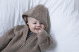 Onesie aus Wolle - Walnut Mélange - Engel Natur