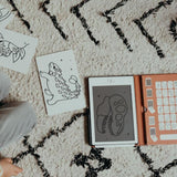 Refill voor Kidydraw Mini tekentablet - Dinosaurussen & Galaxy