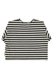 Longsleeve - Ecru & Black stripes