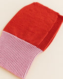 Balaclava Eddy - Cotton candy / Red