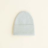 Beanie Fonzie Newborn - Light grey - Hvid