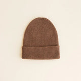 Beanie Fonzie (newborn) - Salmon - Hvid