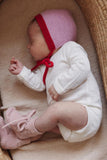 Bonnet Dolly - Cotton candy / Red