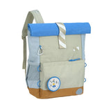 Medium Rolltop rugzak - Sunny Explorer - Groen & Blauw