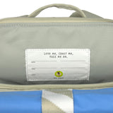 Medium Rolltop rugzak - Sunny Explorer - Groen & Blauw