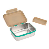 Lunchbox stainless steel - Happy Trails - Frog