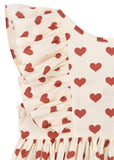 Cianna bow jurk - Amour rouge