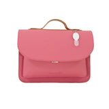 Lederen kleutertas met magneetsluiting - Antique Pink
