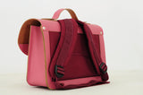 Lederen kleutertas met magneetsluiting - Antique Pink