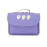 Lederen kleutertas met magneetsluiting - Balloon Lila