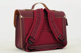 Lederen kleutertas met magneetsluiting - Rabbit Aubergine
