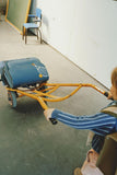 Lederen schooltas met magneetsluiting - Tennis Petrol