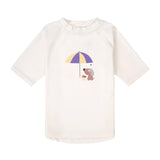 UV-zwemshirt met korte mouwen - Ice Cream Dog Sea Salt