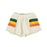 Short - ecru met multicolor strepen