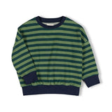Rel Sweater - Moss Stripe