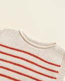 Vest Harvey - Cream / Red