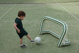 Opblaasbare goal met bal - Green stripe