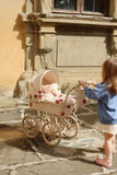 Minnie Doll pram - Strawberry