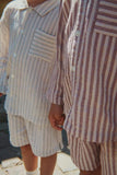 Ely short - Red stripe
