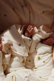 New born onesie met kap - Lemon 