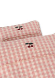 Poppenbeddengoed - Powder Pink Check