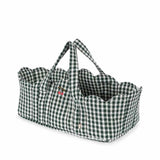 Poppendraagmand - Green check