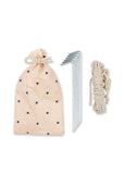 Strandtent pop-up UV50+ - Navy dots