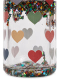 Glitterdrinkfles - Bon coeur coloré