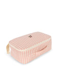 Poppenverzorgingskoffer - Pink check
