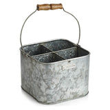 Humdakin - Organizing bucket opberger zink - 21x21cm